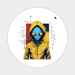 resident alien #001 Magnet